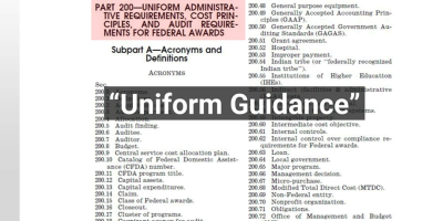 Uniform Guidance