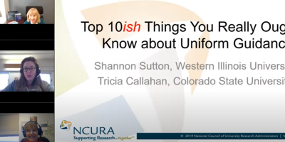 NCURA Workshop